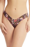 Hanky Panky Printed Daily Lace™ Low Rise Thong In Multicolor