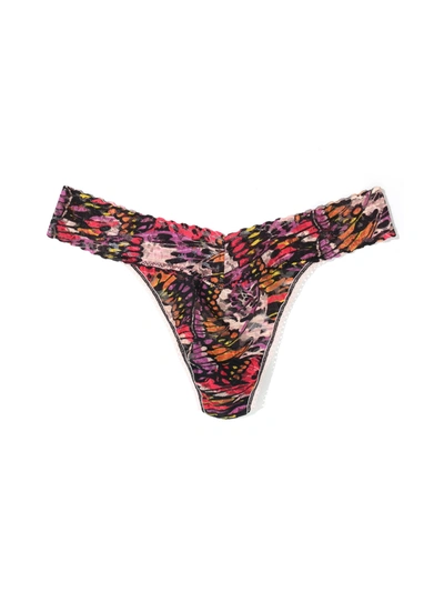 Hanky Panky Printed Daily Lace™ Original Rise Thong In Multicolor