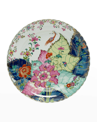 Mottahedeh Tobacco Leaf Chop Plate In Multi