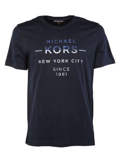 Michael Kors Double Take T-shirt In Midnight