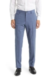 Hugo Boss Genius Virgon Wool Pants In Open Blue