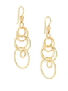 Ippolita Classico Small 18k Yellow Gold Smooth Jet Set Earrings