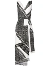 Altuzarra Quartier Bandana Print Dress In Black