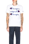 Champion Embroidered Logo T-shirt In White