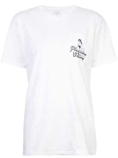 Local Authority For Fwrd Pleasure Motel Pocket Tee In White