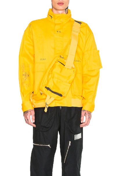 C2h4 Utility M-65 Jacket In Yellow