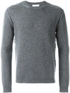 Valentino Knitted Rockstud Sweater In Grigio Melange