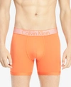 Calvin Klein Men's Customized Stretch Boxer Briefs In Tangerine