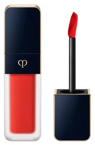 Clé De Peau Beauté Cream Rouge Matte Lipstick In 117 - Flamingo Flower