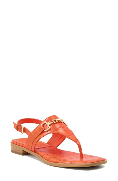 Dune London Lexley Slingback Sandal In Orange