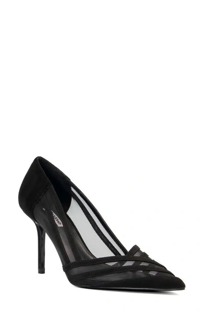 Dune London Axiss Pointed Toe Pump In Black