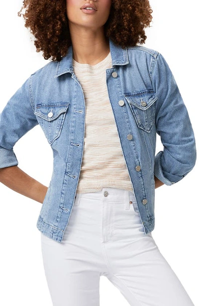 Paige Women's Pacey Belted Denim Jacket In Catrin