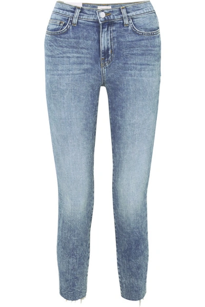 L Agence El Matador High-rise Slim-leg Jeans In Mid Denim
