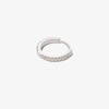 Maria Tash Eternity 18ct White-gold And 0.12ct Diamond Single Hoop Earring