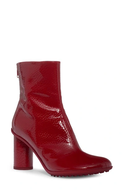 Bottega Veneta Atomic Bubble Bootie In Apple Red