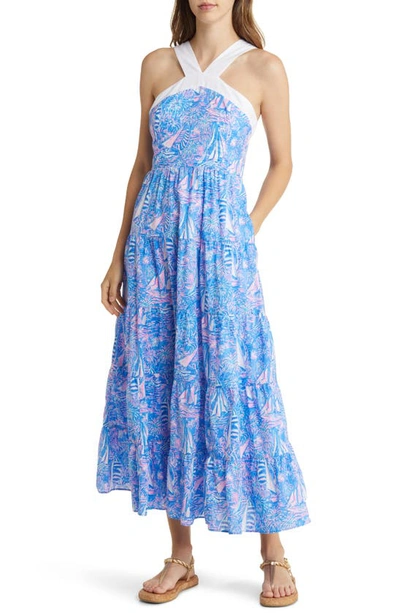 Lilly Pulitzer Jenette Tiered Maxi Dress In Neutral