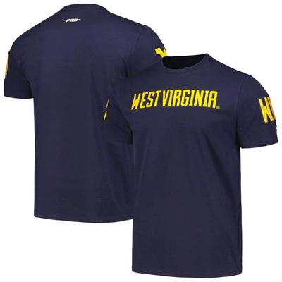 Pro Standard Navy West Virginia Mountaineers Classic T-shirt