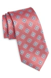Nordstrom Neat Silk Tie In Coral