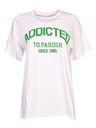 P.a.r.o.s.h Printed T-shirt In Fantasia Verde