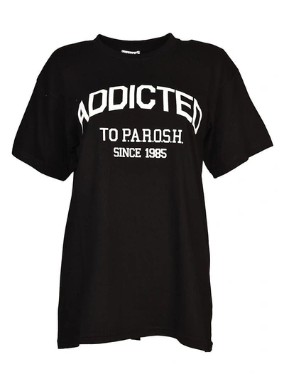 P.a.r.o.s.h Addicted T-shirt In Fantasia Bianco