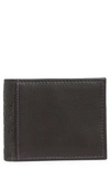 Robert Graham Austin Embossed Leather Wallet In Black