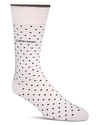 Calvin Klein Men's Giza Pindot Crew Socks In Faded Pink