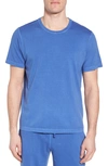 Daniel Buchler Peruvian Pima Cotton Crewneck T-shirt In Cobalt Blue