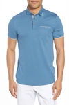 Ted Baker Derry Modern Slim Fit Polo In Blue