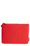 Dagne Dover Scout Large Zip Top Pouch - Red In Poppy