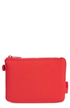 Dagne Dover Scout Small Zip Top Pouch - Red In Poppy