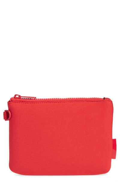 Dagne Dover Scout Small Zip Top Pouch - Red In Poppy