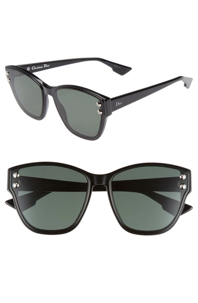 Dior Add3 Monochromatic Studded Sunglasses In Black | ModeSens