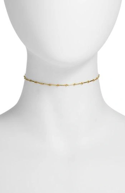 Five And Two Maria Choker Necklace In Gold