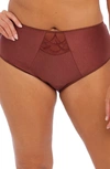 Elomi Cate Full Figure High Waist Briefs In Dark Copper