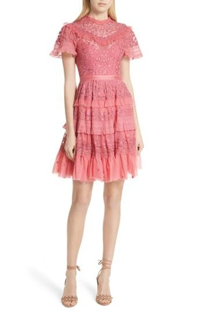 needle and thread hot pink dress & Iris Fit & Flare In 9210