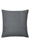 Sferra Colore Dot Print Linen & Cotton Accent Pillow In Black