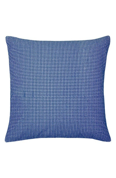 Sferra Coloure Dot Print Linen & Cotton Accent Pillow In Cobalt