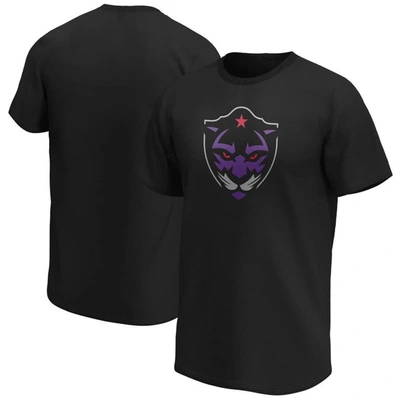 Adpro Sports Panther City Lacrosse Club Black Primary Logo T-shirt