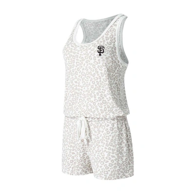 Concepts Sport Cream San Francisco Giants Montana Hacci Knit Romper