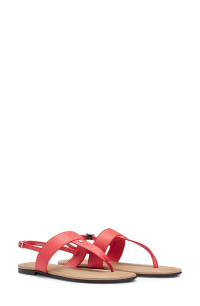 Hugo Boss Jo Slingback Sandal In Bright Pink