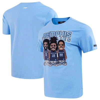 Pro Standard Jaren Jackson Jr., Ja Morant, Desmond Bane Light Blue Memphis Grizzlies Multi Lineup T-