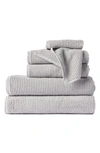Coyuchi Temescal 6-piece Organic Cotton Bath Towel, Hand Towel & Washcloth Set In Seal