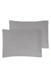 Southshore Fine Linens Pleated Pillow Cases In Steel Grey