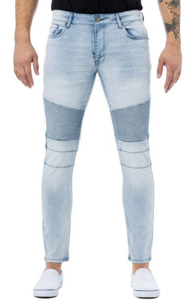 X-ray Classic Moto Jeans In Light Stone