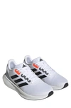 Adidas Originals Runfalcon 3.0 Sneaker In White/ Black/ Crystal