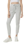 Andrew Marc Sport Long Patch Pocket Joggers In Silver