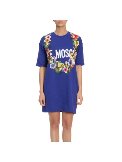 Love Moschino Dress Dress Women Moschino Love In Blue