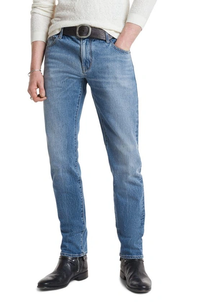 John Varvatos J703 Briar Skinny Fit Jeans In Old Blue