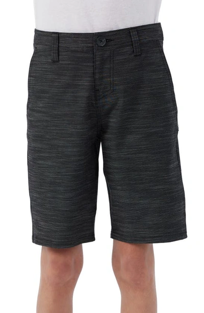 O'neill Kids' Reserve Hyperfreak Hybrid Shorts In Black