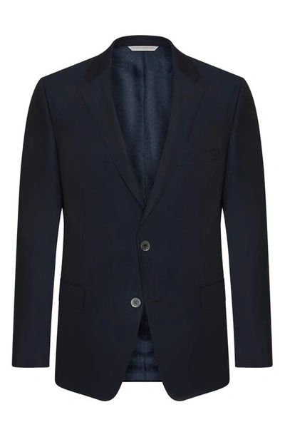 Samuelsohn Double Twist Wool Blazer In Blue